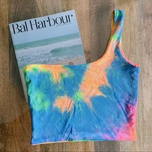 HP ✨ mariposa | tie dye one shoulder top